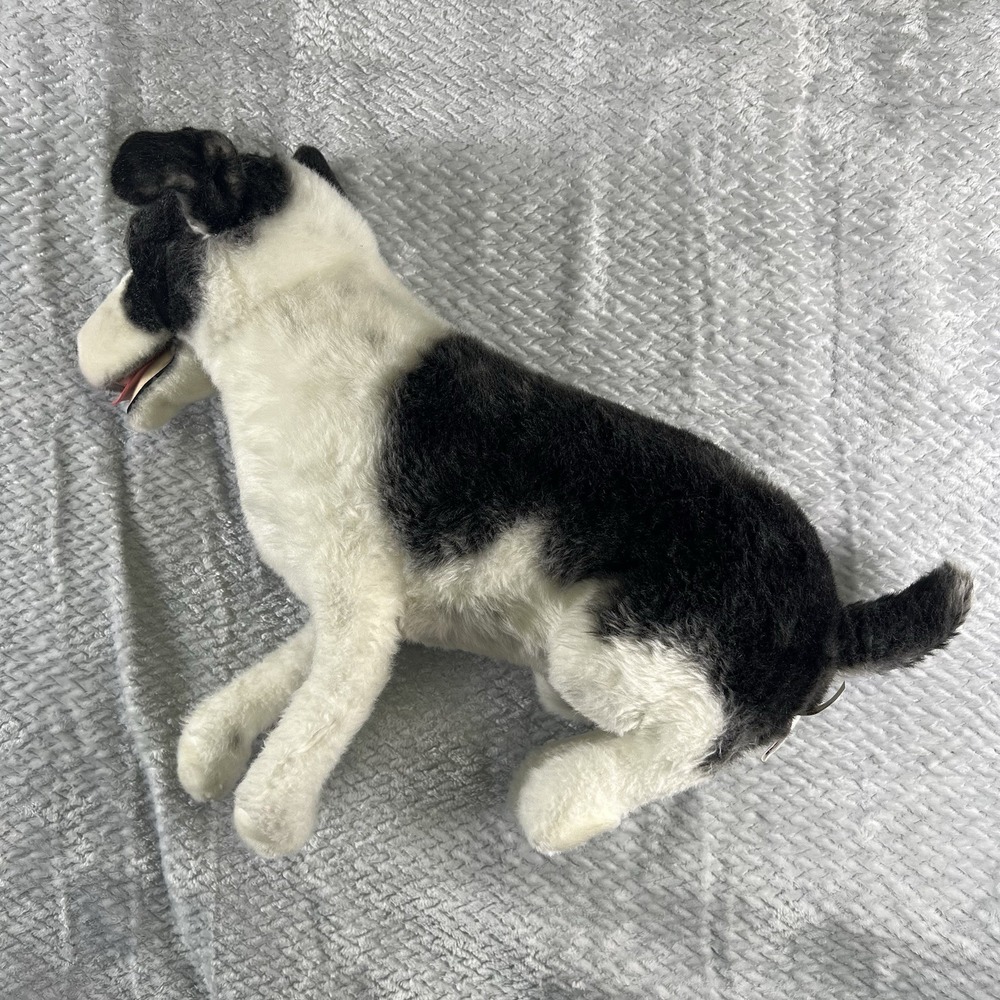 Cuddle Clones Custom Border Collie Herding Mix Dog Plush Maggie Black White Toy - Picture 3 of 13